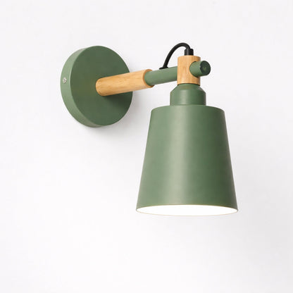 Applique Murale LED Bois et Métal Style Nordique