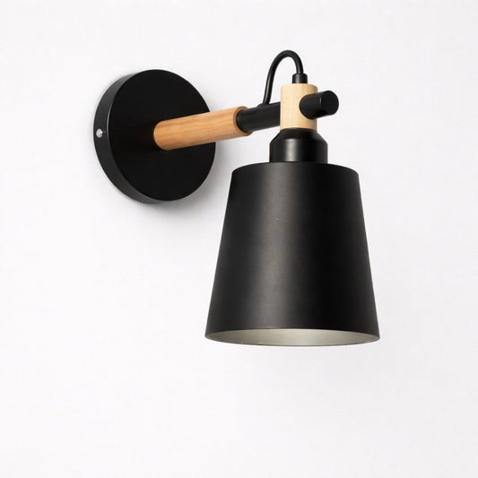 Applique Murale LED Bois et Métal Style Nordique