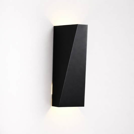 Applique Murale LED Cubique Design Noir ou Blanc