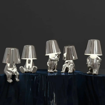 Lampe De Chevet Tactile - Bonhomme Dorée Homy Light