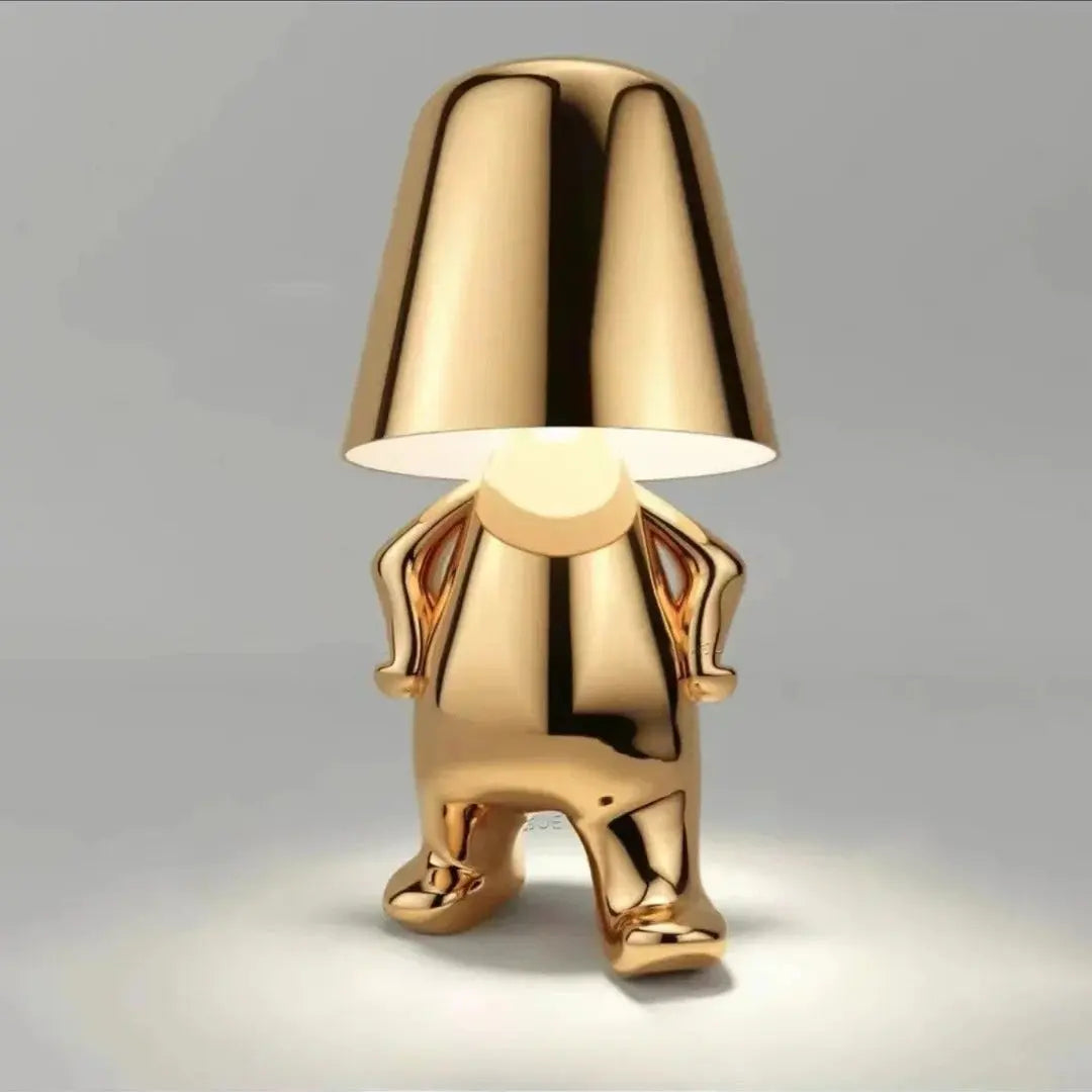 Lampe De Chevet Tactile - Bonhomme Dorée Homy Light