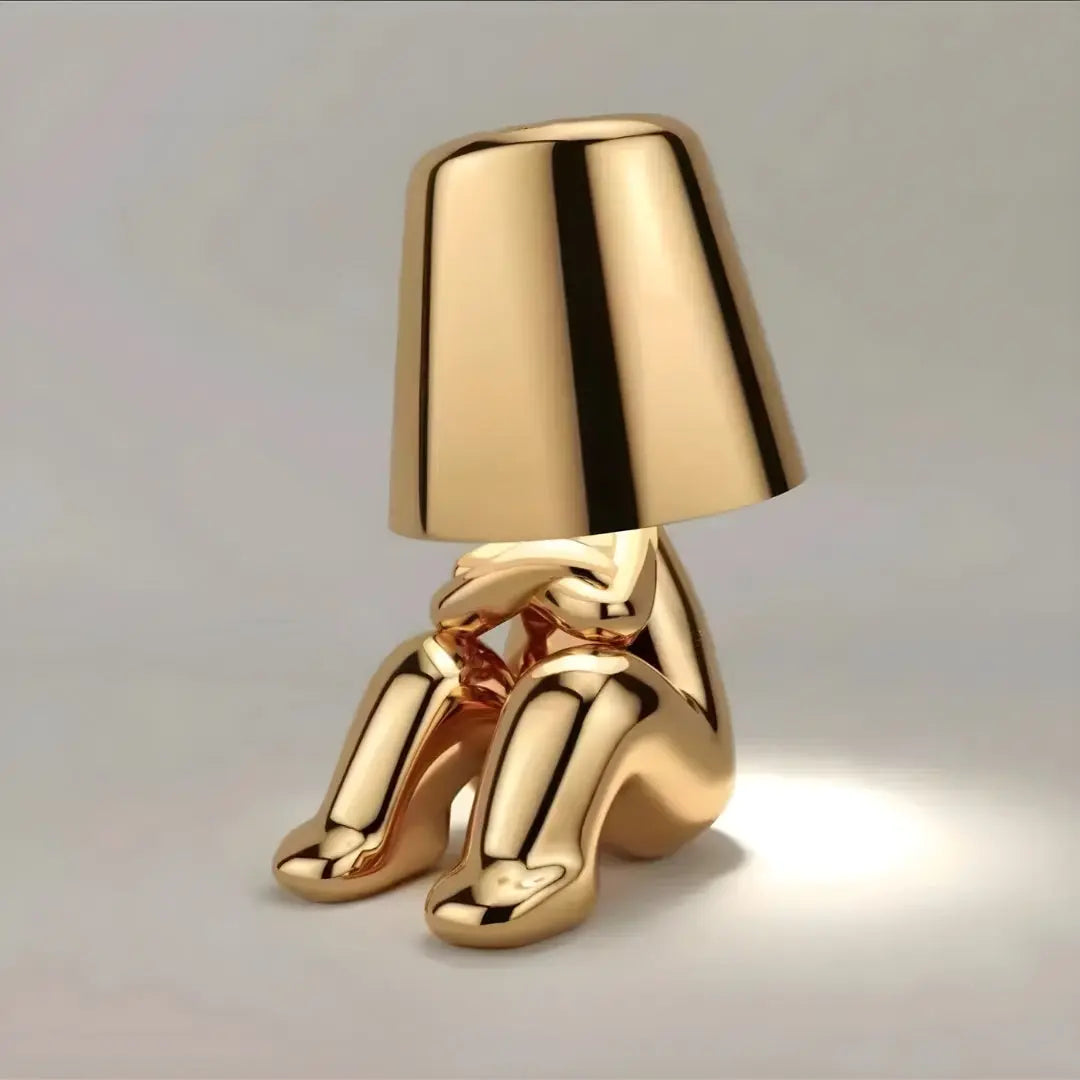 Lampe De Chevet Tactile - Bonhomme Dorée Homy Light
