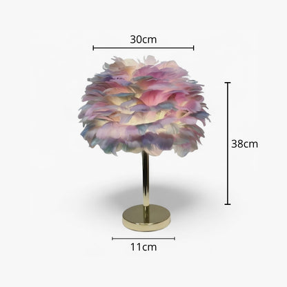 Lampe De Chevet Cocooning en plumes Homy Light