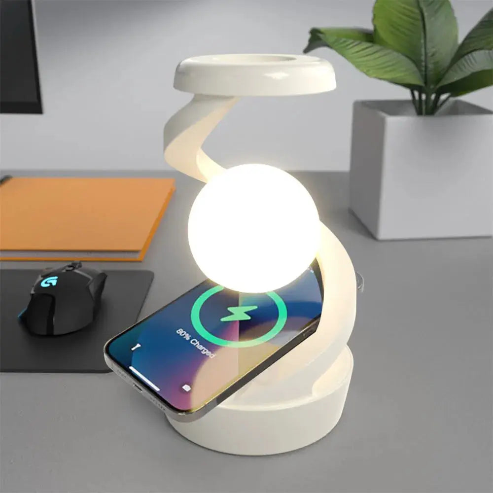 Lampe De Chevet Design Moderne (Chargeur Induction) Homy Light