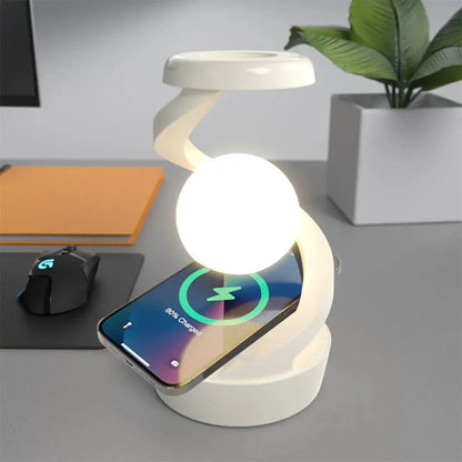Lampe De Chevet Design Moderne (Chargeur Induction) Homy Light