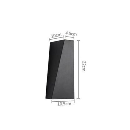 Applique Murale LED Cubique Design Noir ou Blanc